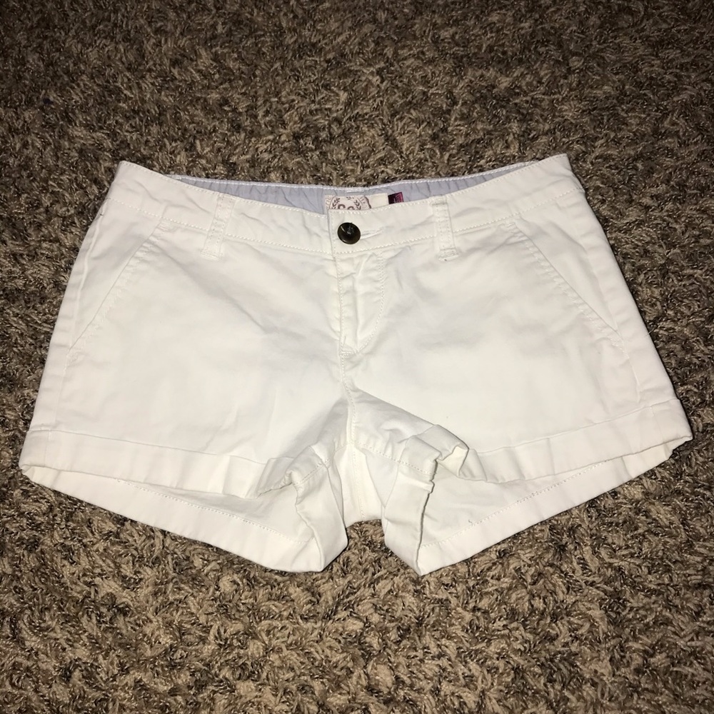 White Shorts